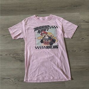 Pink Mario Kart Racing T-Shirt